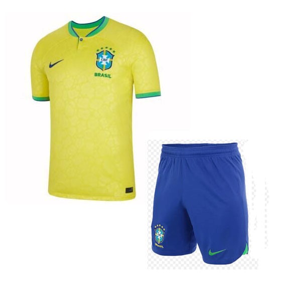 Trikot Brasilien Heim Kinder 2022-23